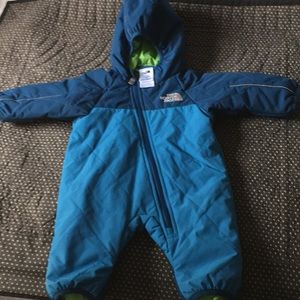The north face 0 to 3 months snowsuit baby